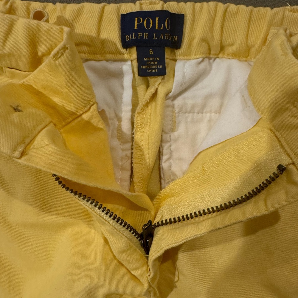 Yellow Boy Ralph Lauren Shorts
